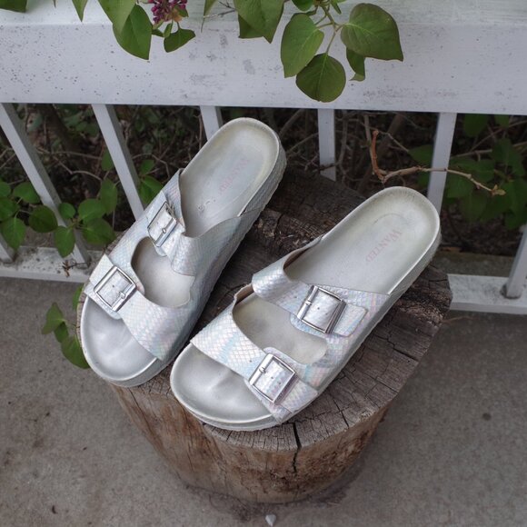Silver By Wanted Sandals Metallic Color - Picture 3 of 4